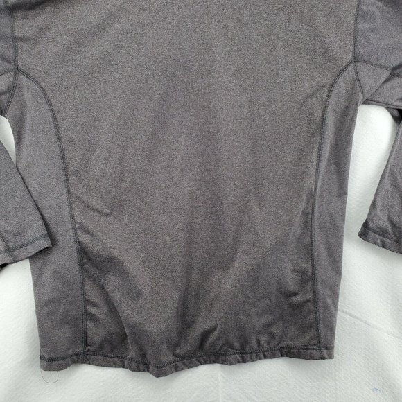 Redwings Hockey Shirt Gray Pullover Pockets Men?s Size Large 1/4 Zip - Picture 9 of 12